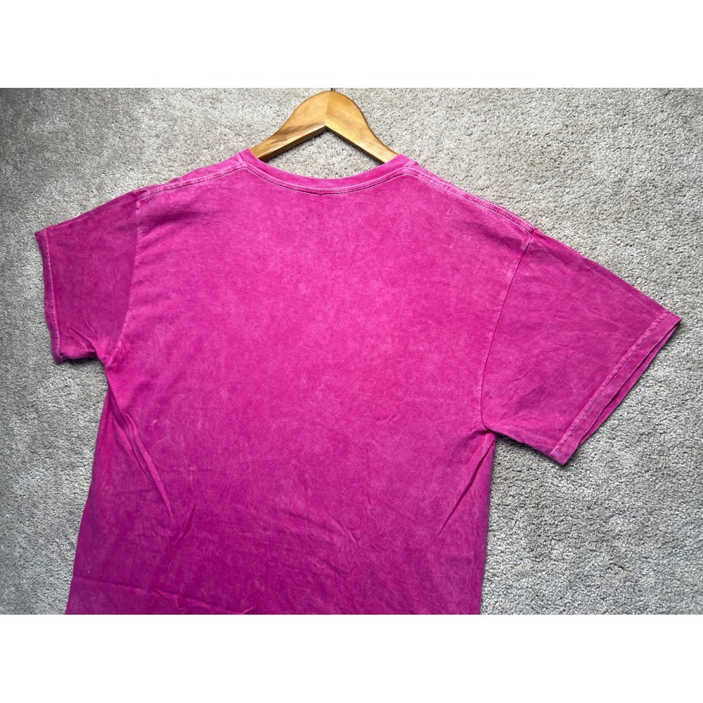 Barbie Pink Acid‎ Wash Graphic T Shirt Women's Size Large Barbiecore Retro - Picture 9 of 10